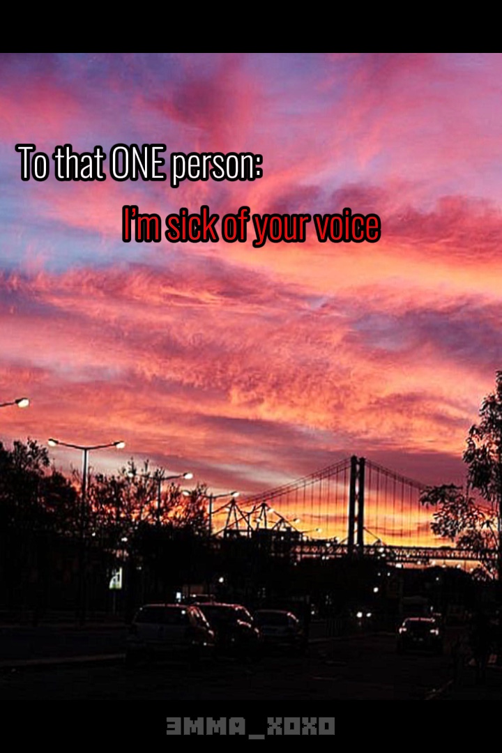 to that one person