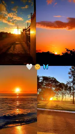 Por do sol ☀️🤍