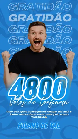 Agradecimento voto ✈️