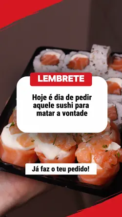 Dia de sushi 🍱 
