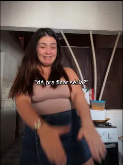 da pra ficar séria?