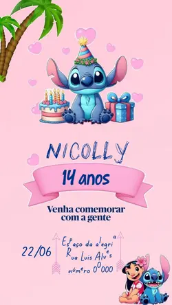 aniversário stitch