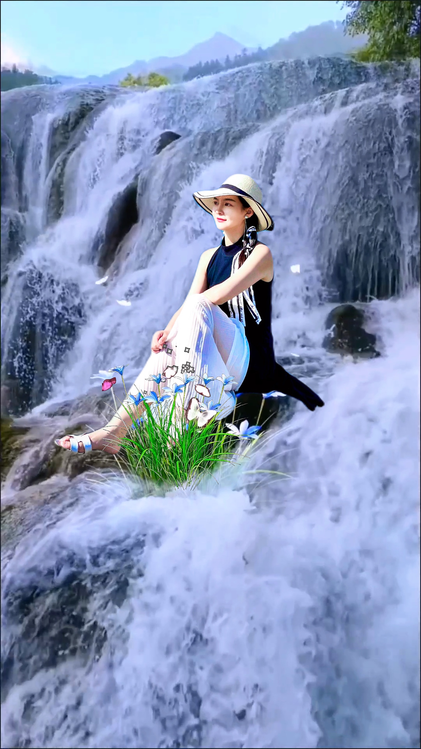 Waterfall view
