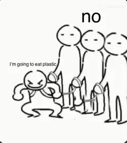 I have eaten plastic