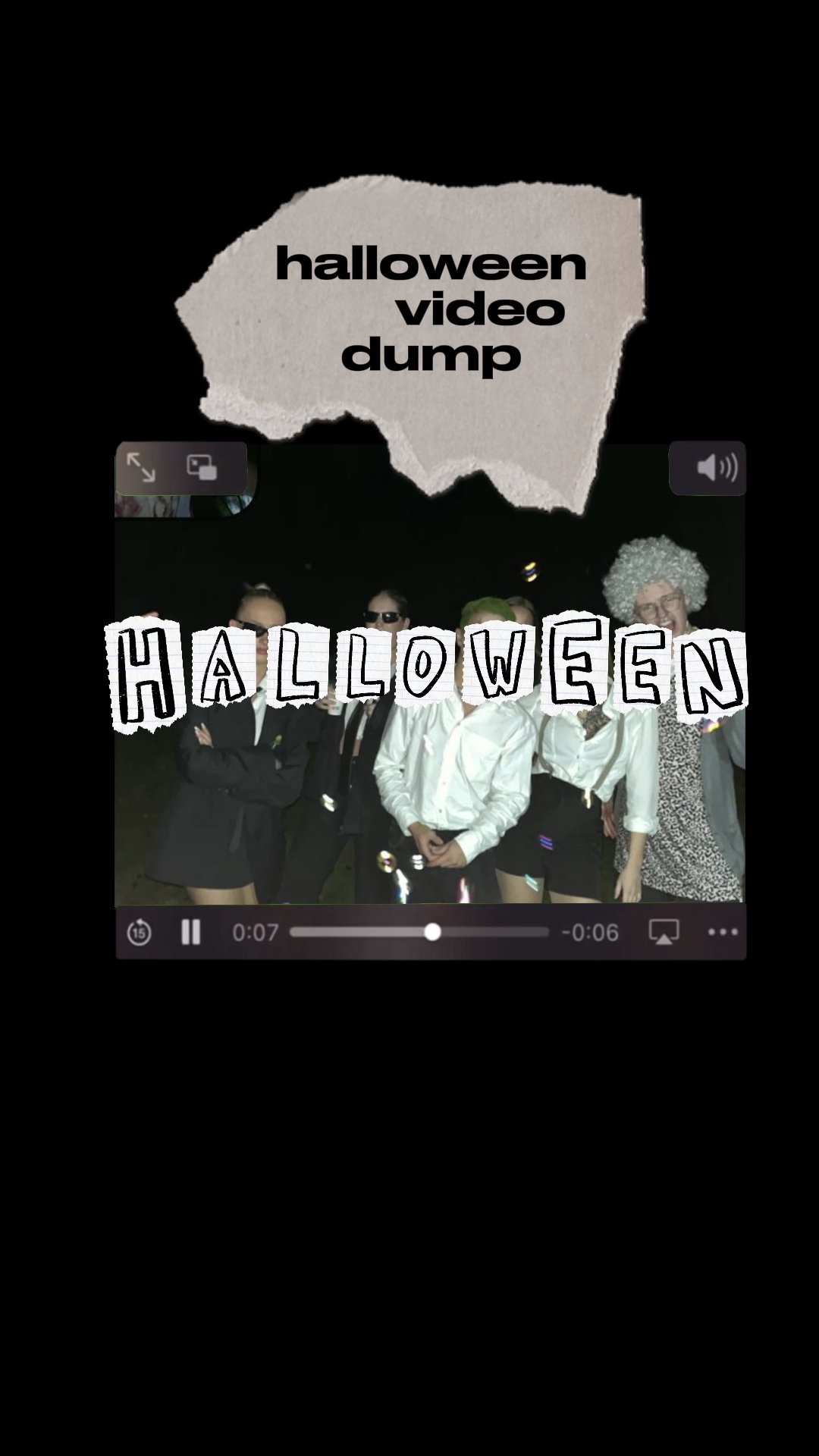 halloween party