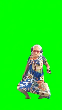 Dancing granny
