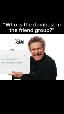 Willem Dafoe meme