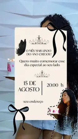 convite aniversário 