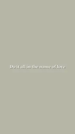 Name of love