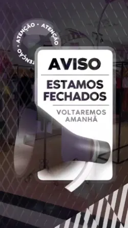 Loja fechada 