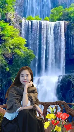 Montane waterfall
