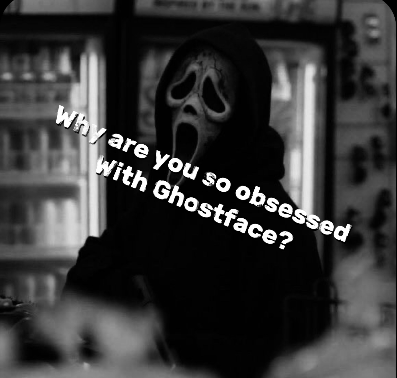 ¡La cara de fantasma es genial!