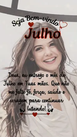 bem vindo julho