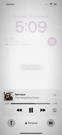I fw music.