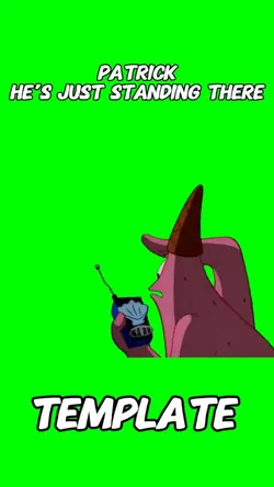 He’s just standing 