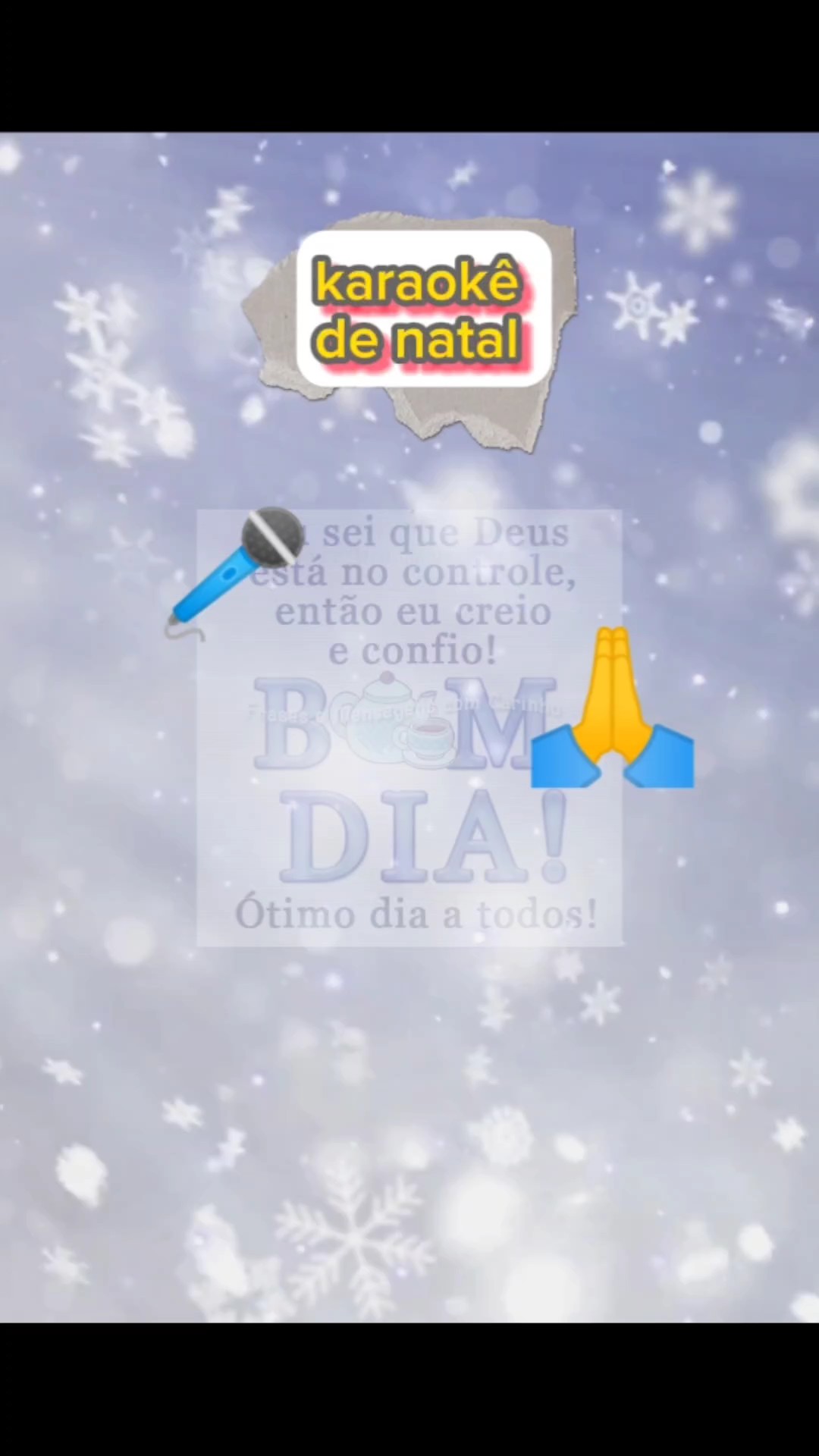 karaokê de natal 