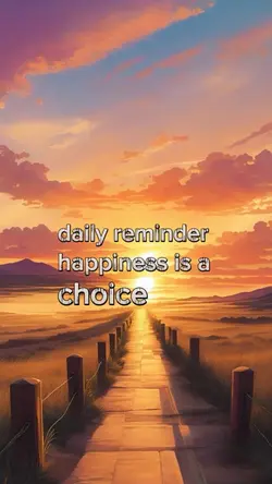 Happiness is a choic