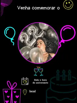 convite aniversário 