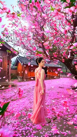 Petal shower