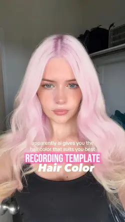 Hair Color Template 