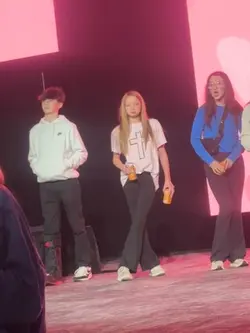 she was lowk blushin