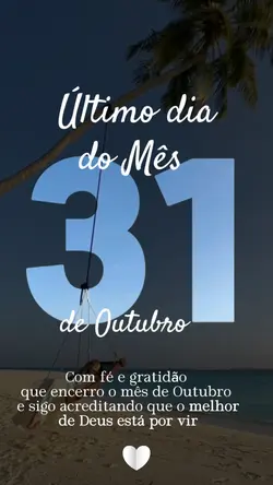 Último dia Outubro 