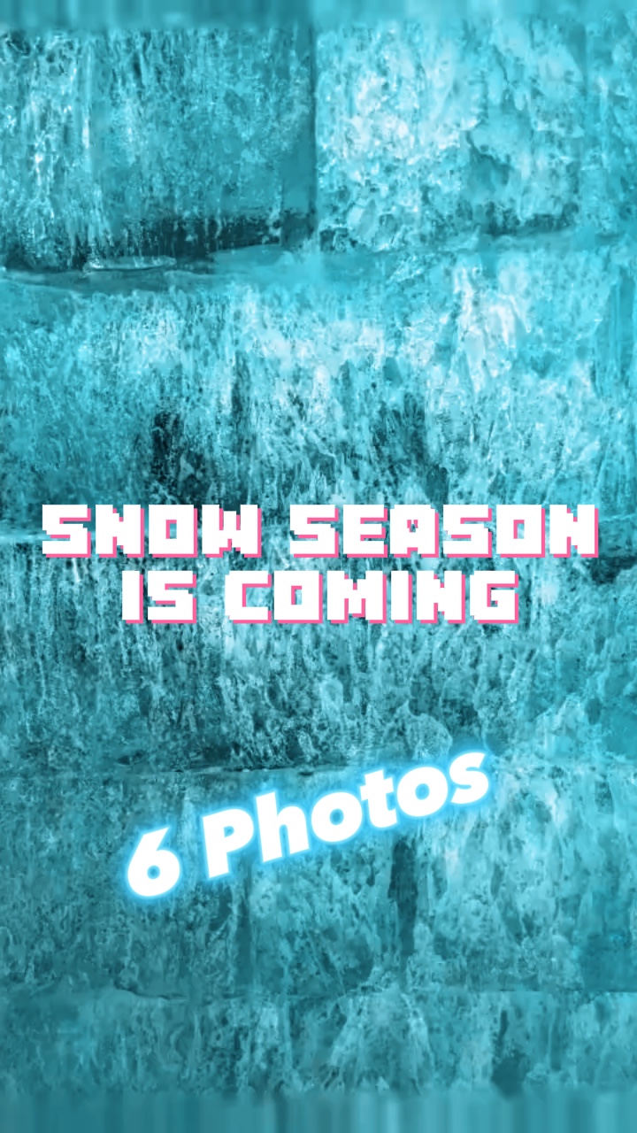 A temporada de neve está chegando