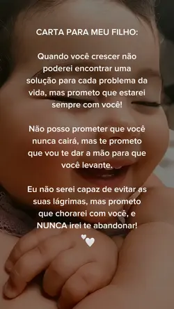 Carta para meu filho