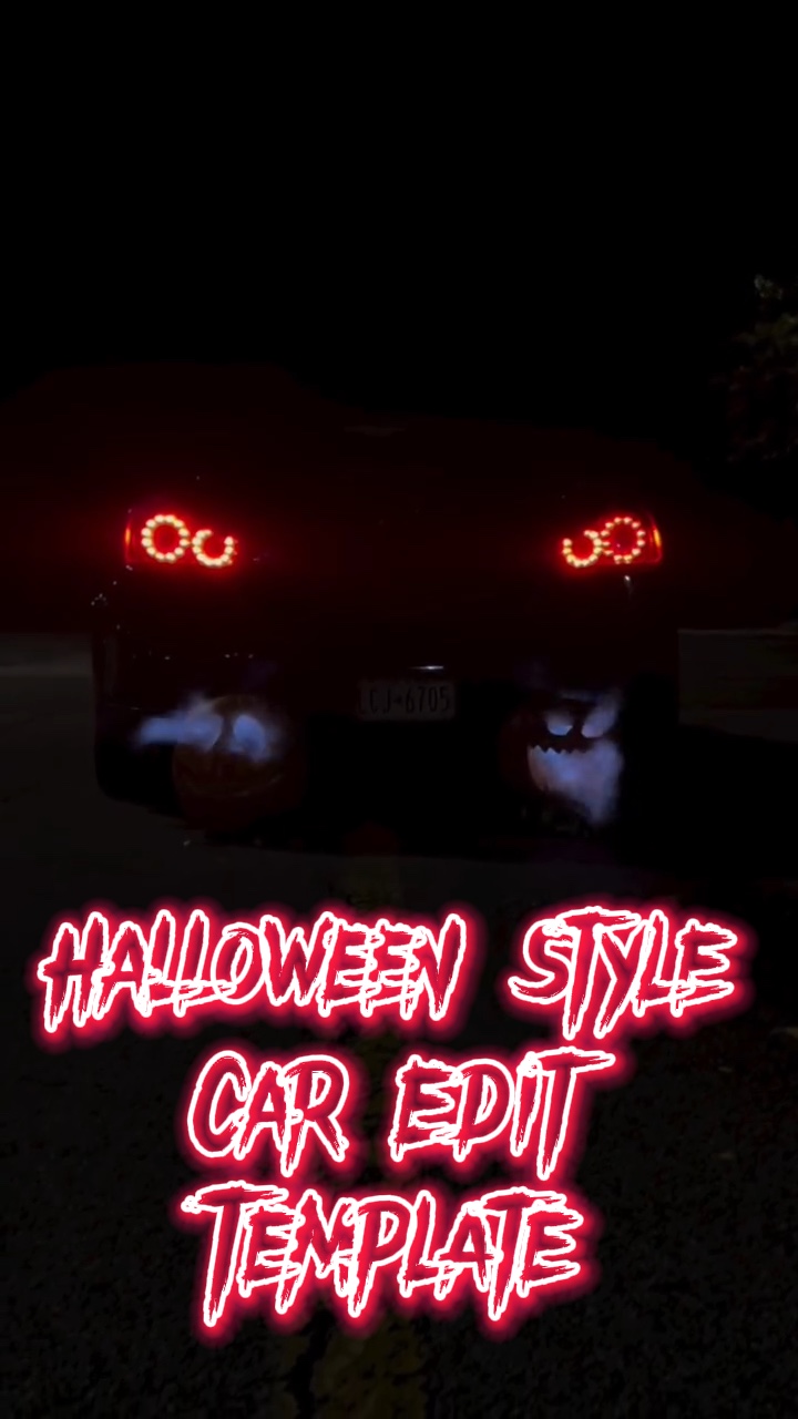 Cadılar Bayramı araba düzenleme🎃