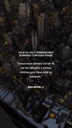 Boa noite domingo