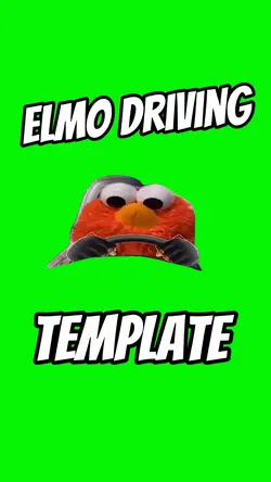 Elmo Driving 