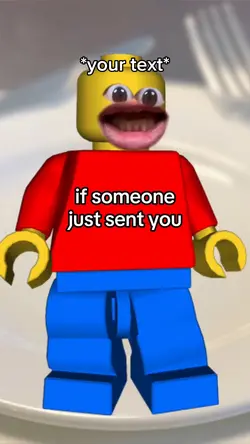 Lego guy meme