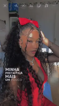 Minha preta!
