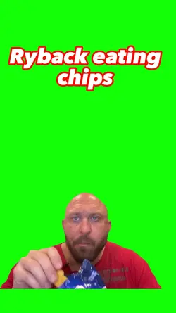 Ryback eating chips