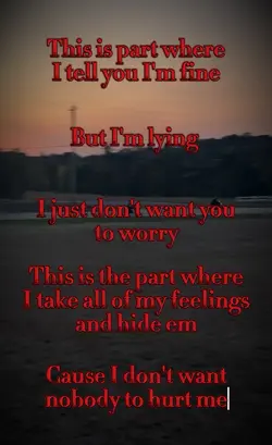I'm fine...