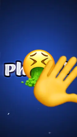 Love vs puke emojis