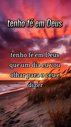 tenho fé em Deus 