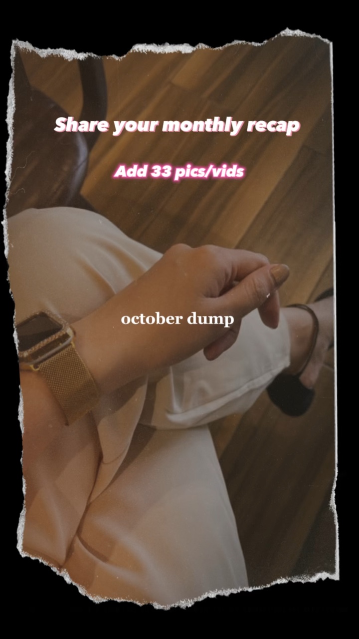 Dump d'octobre🧡