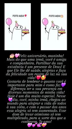 Feliz aniversário 