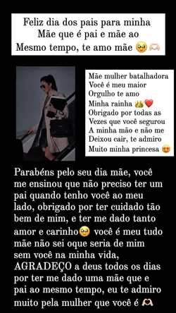 dia dos pais mãe