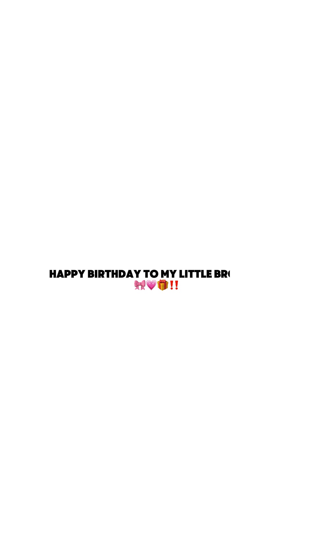 SELAMAT ULANG TAHUN SAUDARA