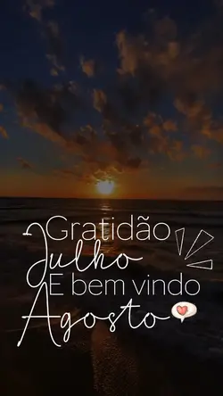 Bem vindo Agosto!