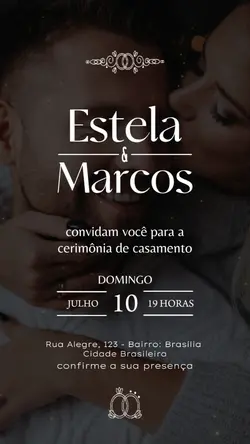 Convite de Casamento