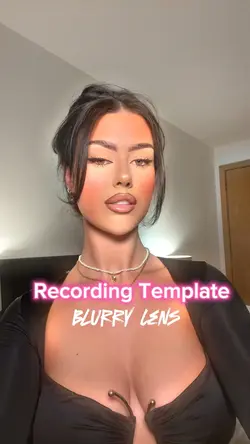 Blurry Lens Template