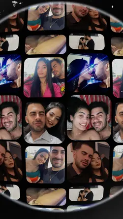 Mosaico casal ❤️🩹👩❤️💋👨