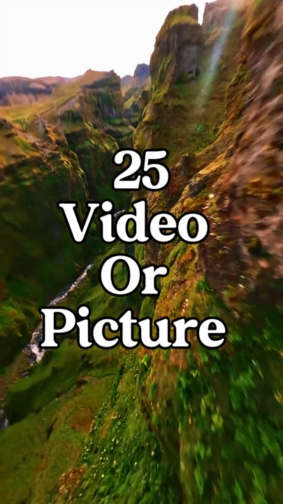 25 vidéo ou photo 