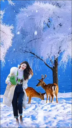 Snow scene