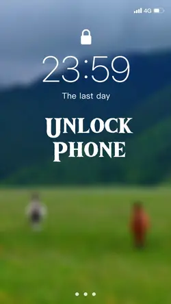 Unlock the phone 