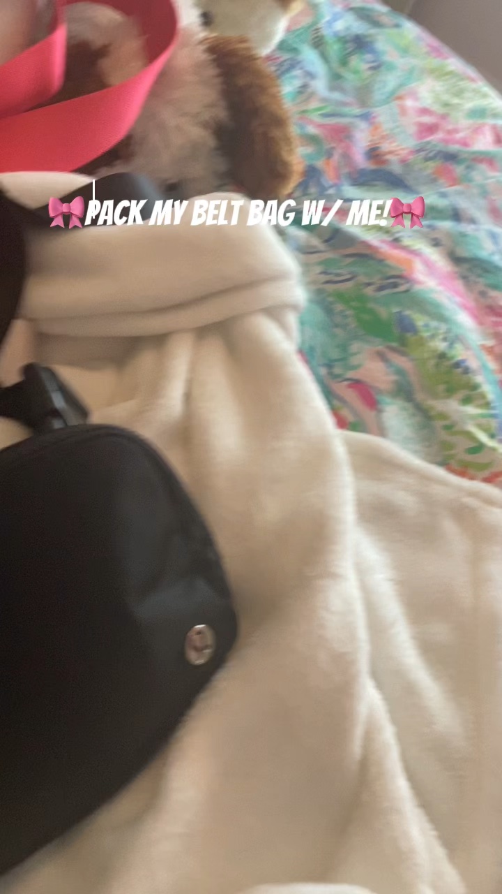 Pack my belt bag w/ 