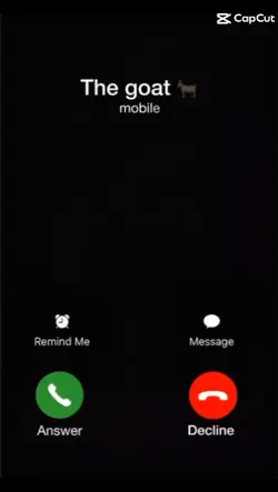 calling the goat